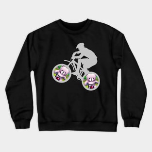 Bike Riding Crewneck Sweatshirt